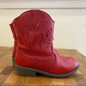 Red Cowgirl Boots - size 11